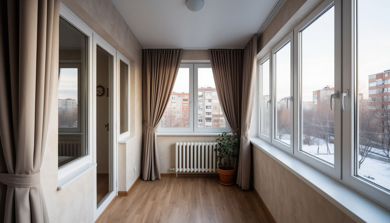 Утепление, обшивка балконов и лоджий