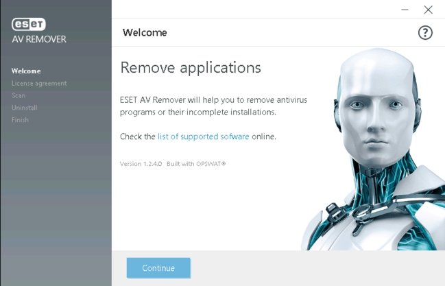 ESET AV Remover tool 1.6.2.0