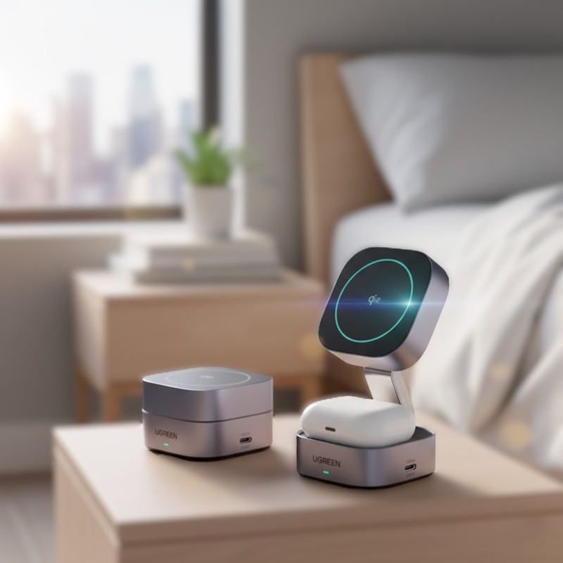 Carregador Magnetico Ugreen 2 Em 1