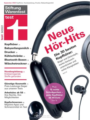 Stiftung Warentest Testmagazin September No 09 2022
