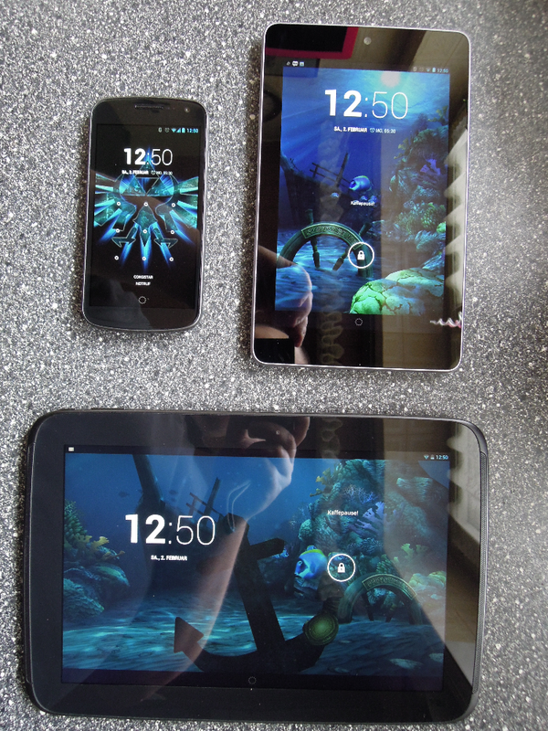 Nexus Geräte Familie