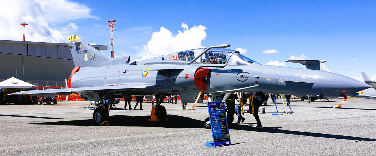 Colombia se queda sin mantenimiento para su flota de aviones Kfir