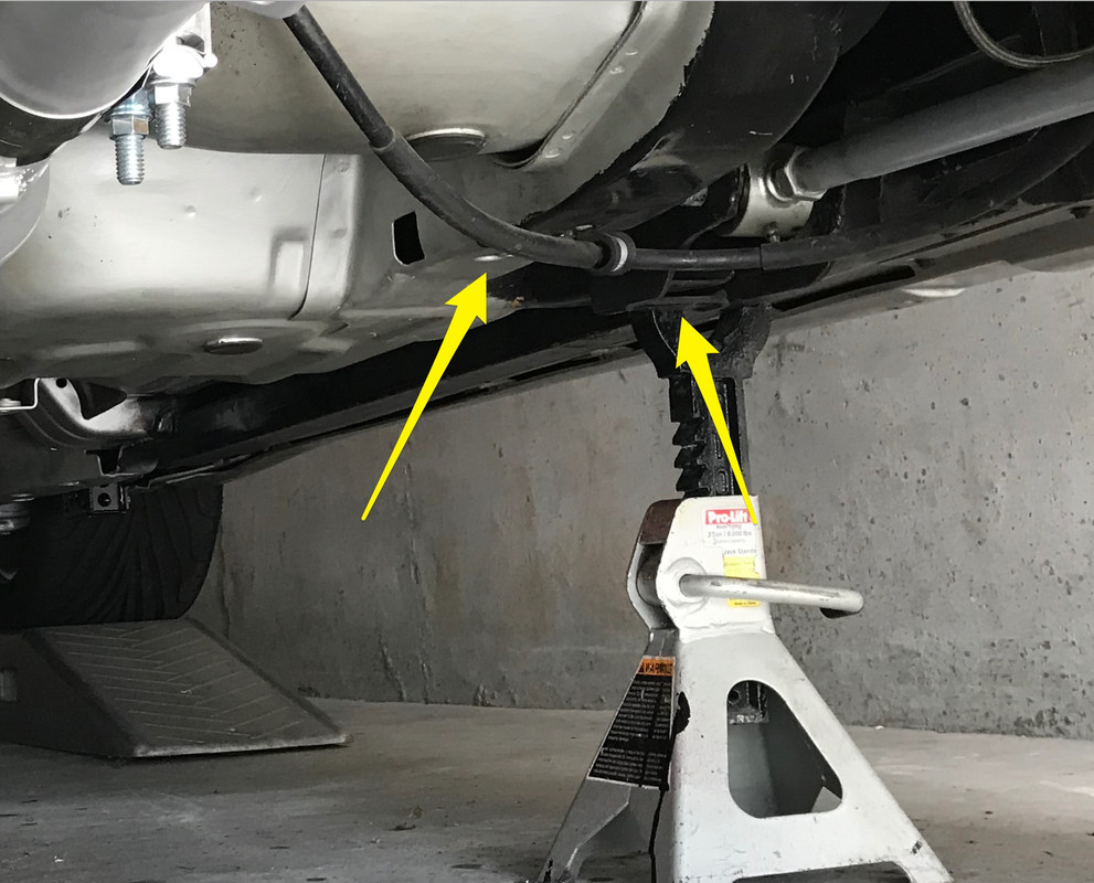 Floor jack points for rear besides differential? LS1TECH Camaro and