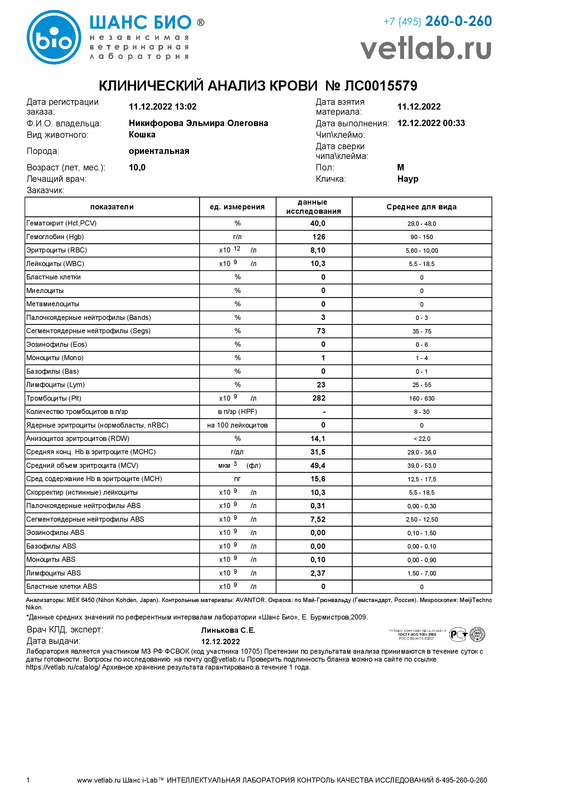 Клиническийанализкрови_Никифорова_ЛС0015579