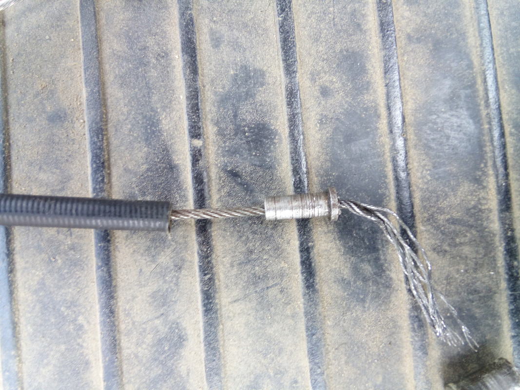 трубка от старого троса