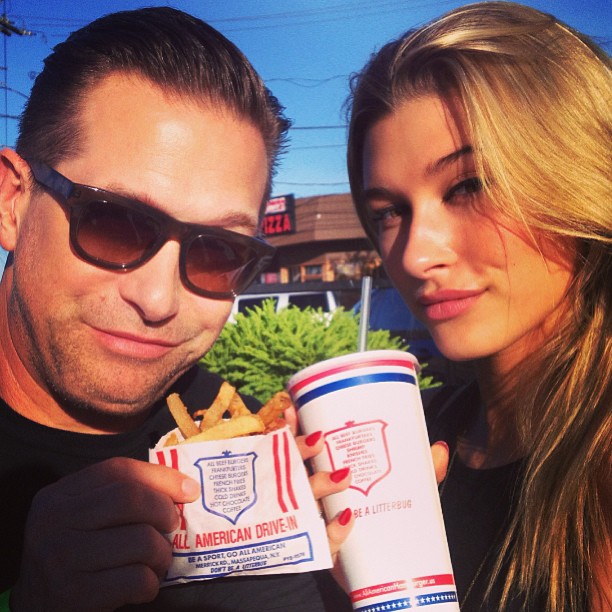 Hailey Baldwin dan ayahnya, Stephen Baldwin