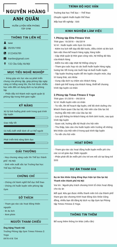 các kỹ năng cần có trong cv