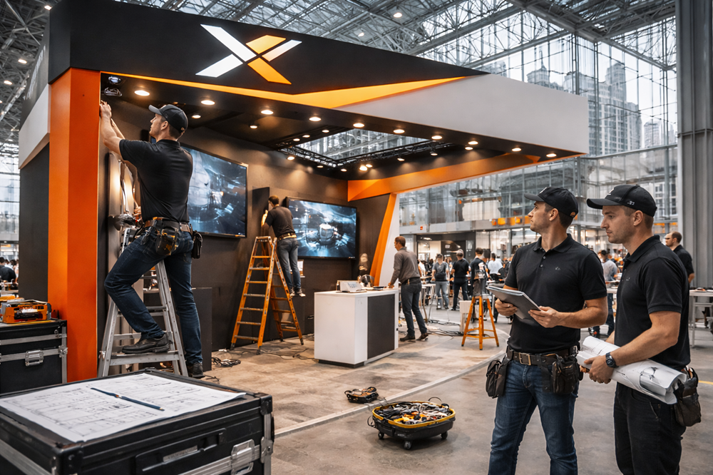 trade show booth installation San Diego