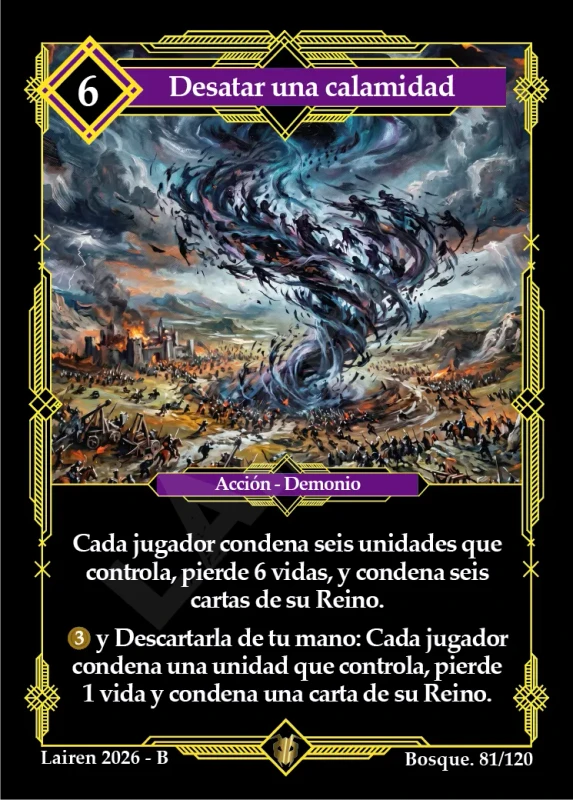 DESATAR UNA CALAMIDAD