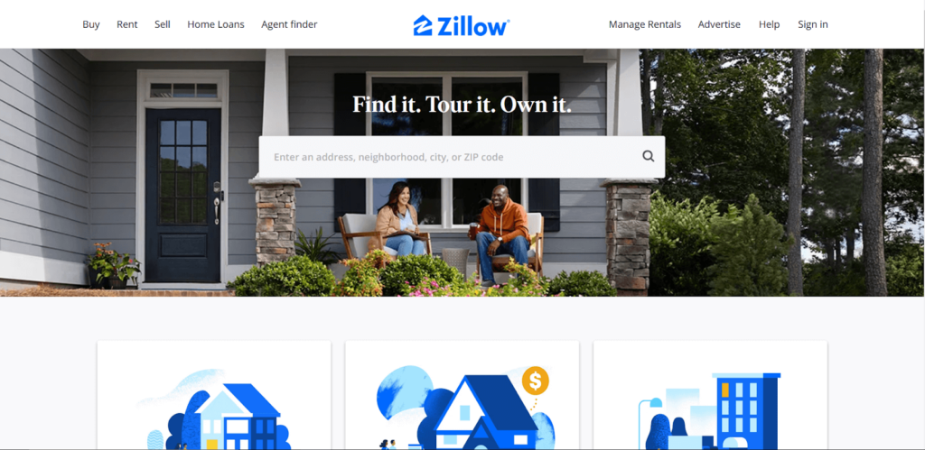 Zillow Rental Website