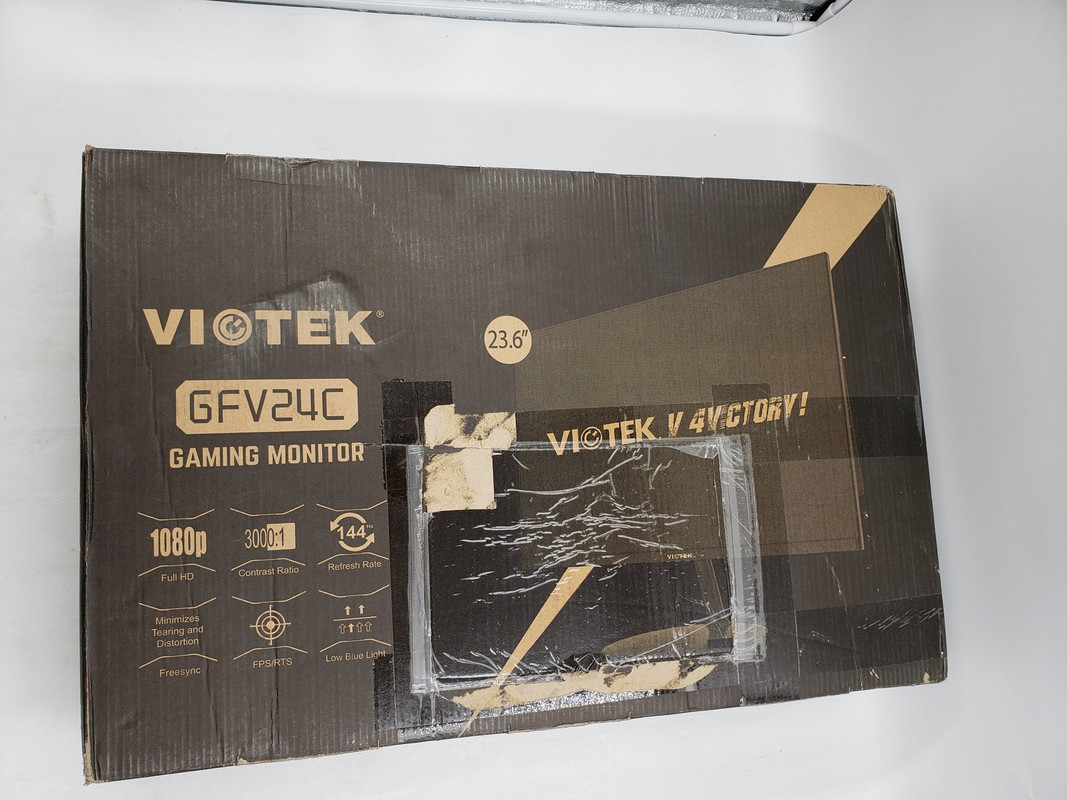 VIOTEK GFV24C 24" FHD 144HZ 4MS FREESYNC ULTRA-THIN GAMING MONITOR