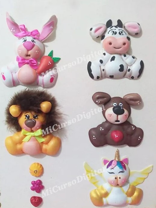 Molde goma eva crea animales goma eva foami moldeable