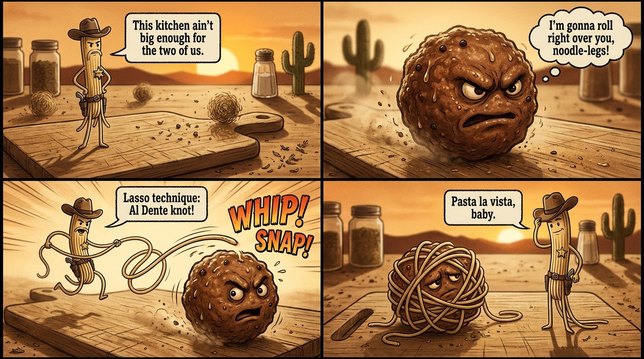 Food Fighters Comic Example