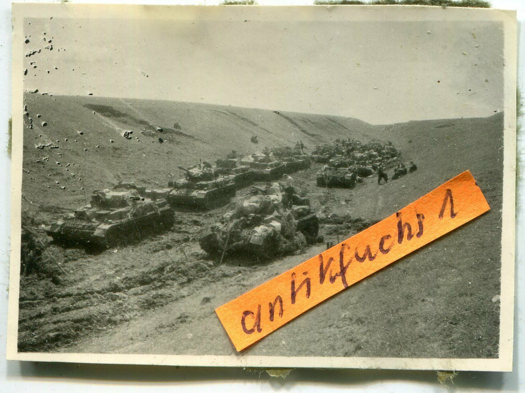 Deutsche Panzer-Abteilung in der Kalmückensteppe im 2.WK