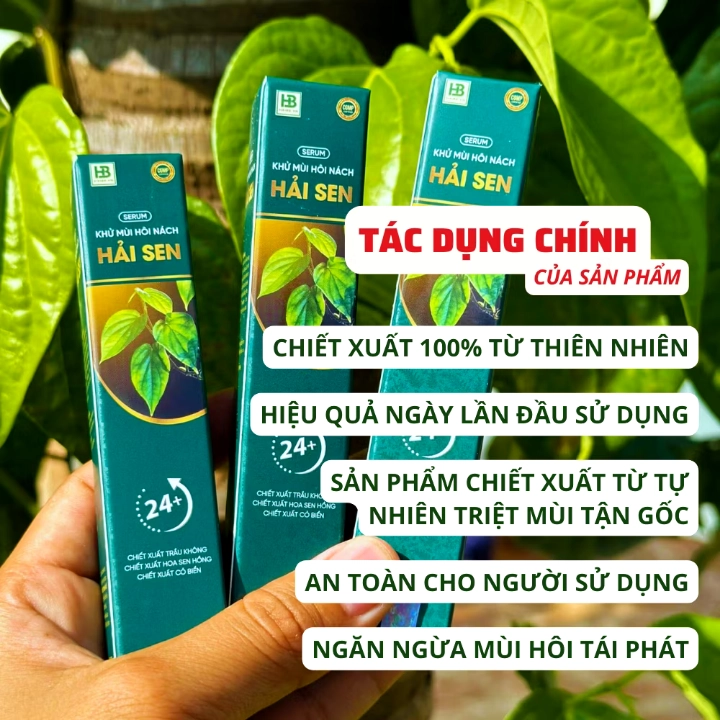 công dụng của xịt khử mùi hải sen