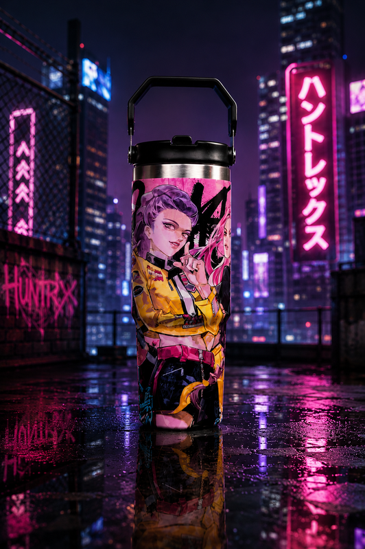 Modelo K-Pop violeta