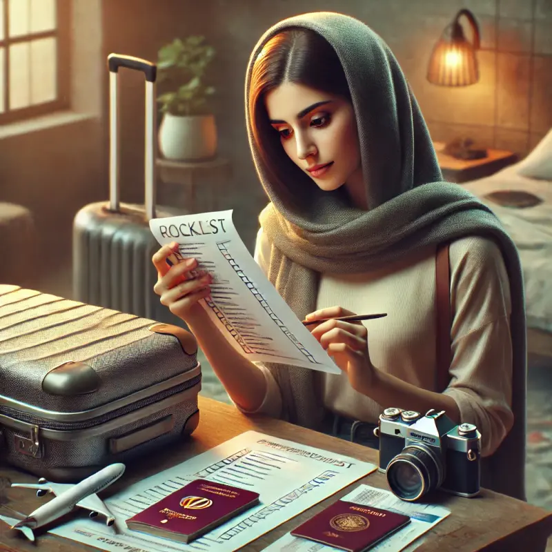 دانلود PDF رایگان چک لیست سفر