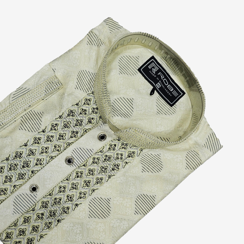 Indian Cotton Gorgeous Karchupi Panjabi