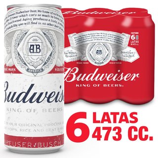 7824 | Budweiser Lata X 473 Cc