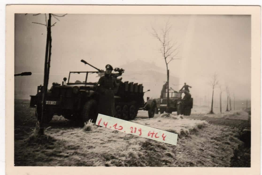 Photo Heeresflak Geschütz Truppenübungsplatz BIT