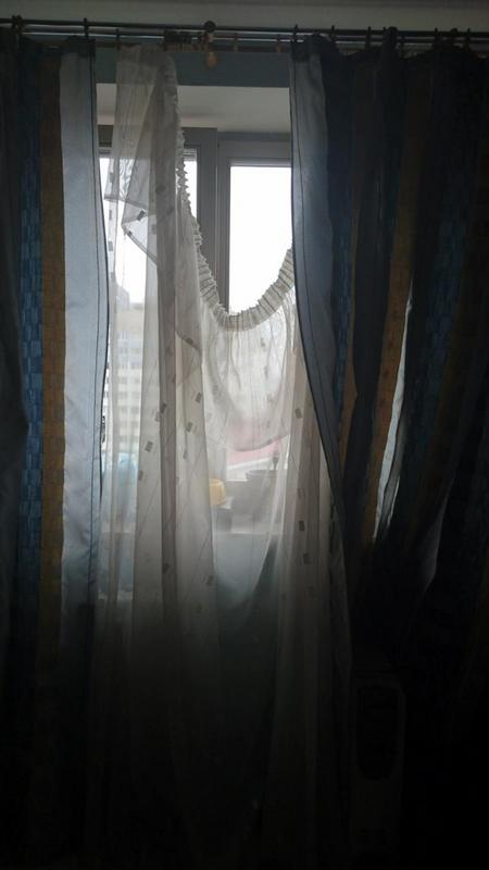 оборвал штору