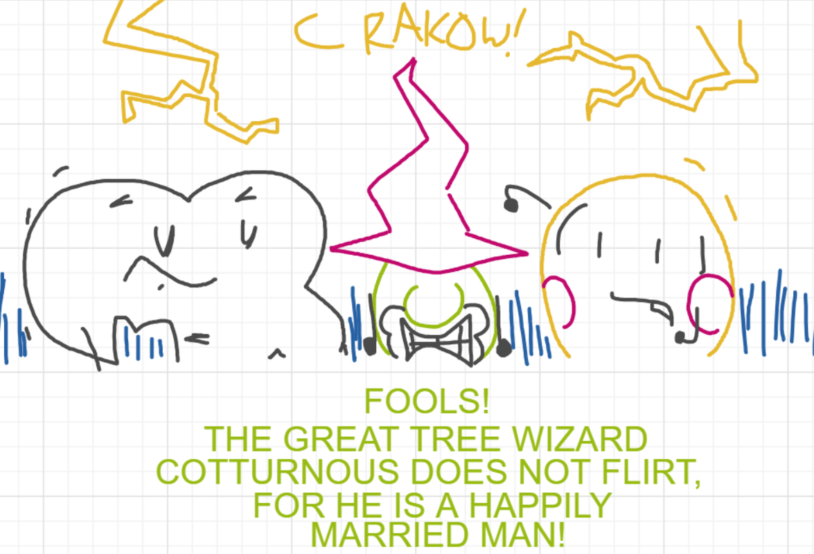 A panel from The Prime Number Few, episode eight of the Board Boards object show by Furretwalk/WalkingFurret.