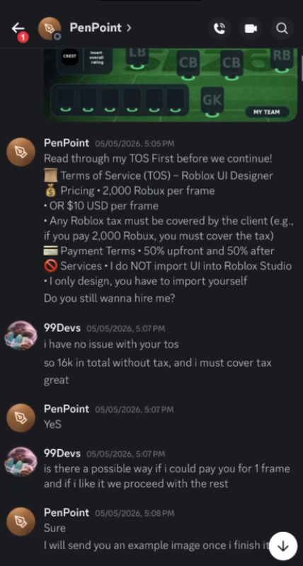 2 - TOS And price was discussed.