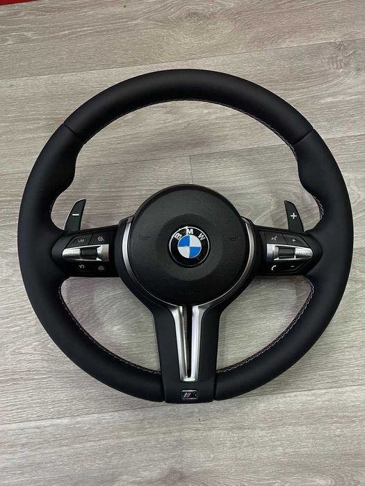 BMW F10 M-Sport Style Complete Leather Steering Wheel with Airbag & Paddles
