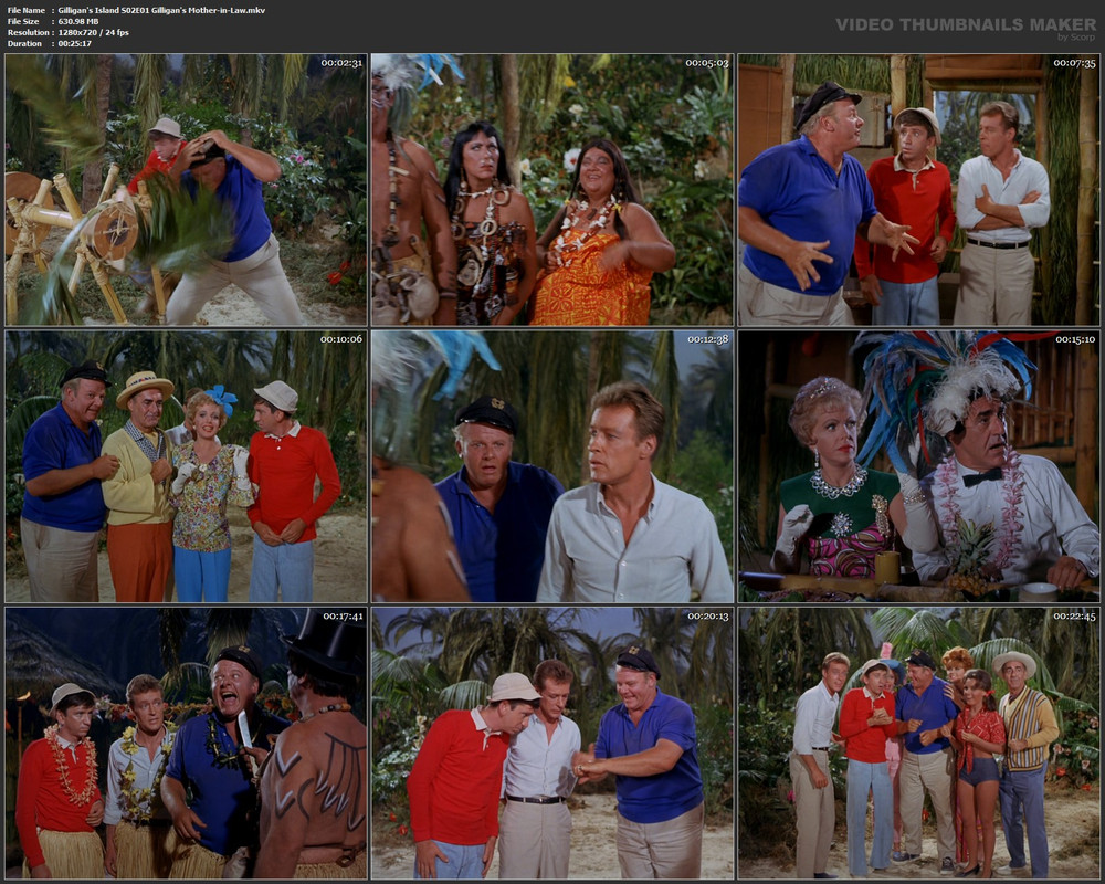 Gilligan's Island S02E01 Gilligan's Mother-in-Law.mkv