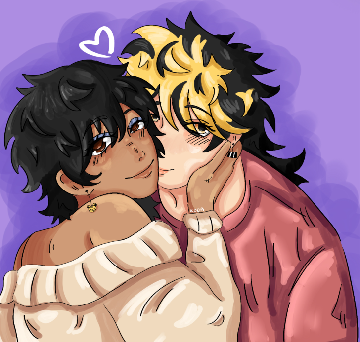 freakykokocat on twt.. no he doesnt do comms it was a bday gift