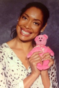 Gina Torres supports Project Teddy Bear Gina Torres supports Project Teddy Bear