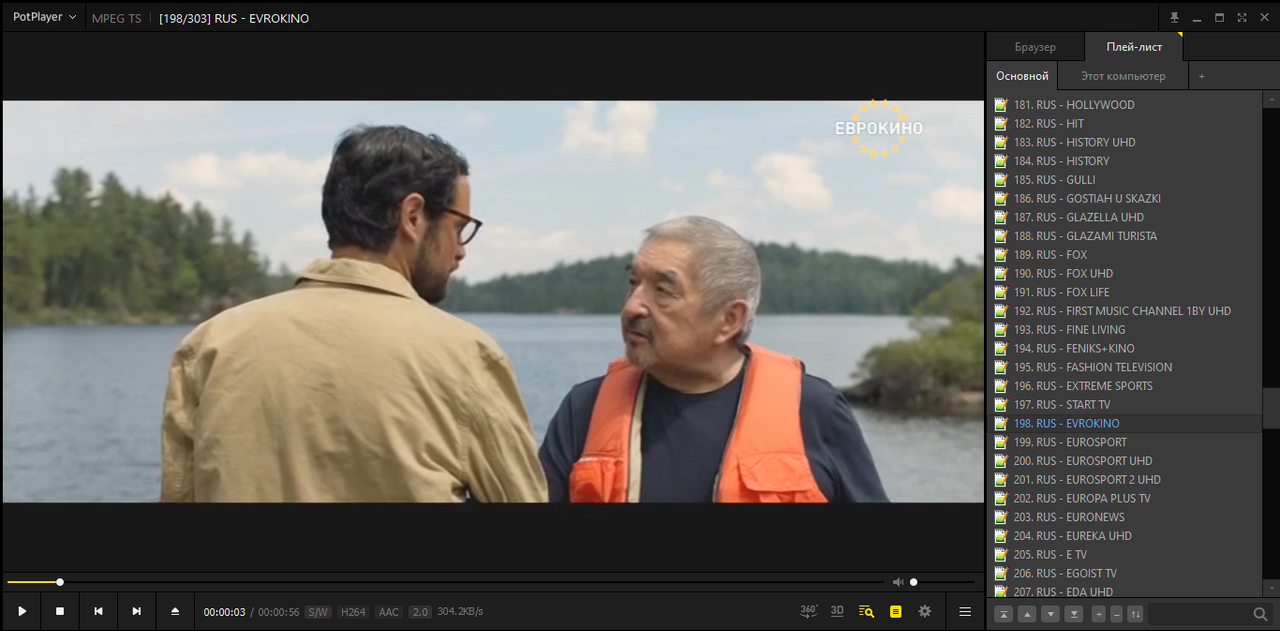 IPTV плейлисты России бесплатно (11.10.2025 06:54)