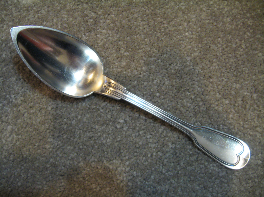 Christofle Chinon Serving Spoon - www.925-1000.com