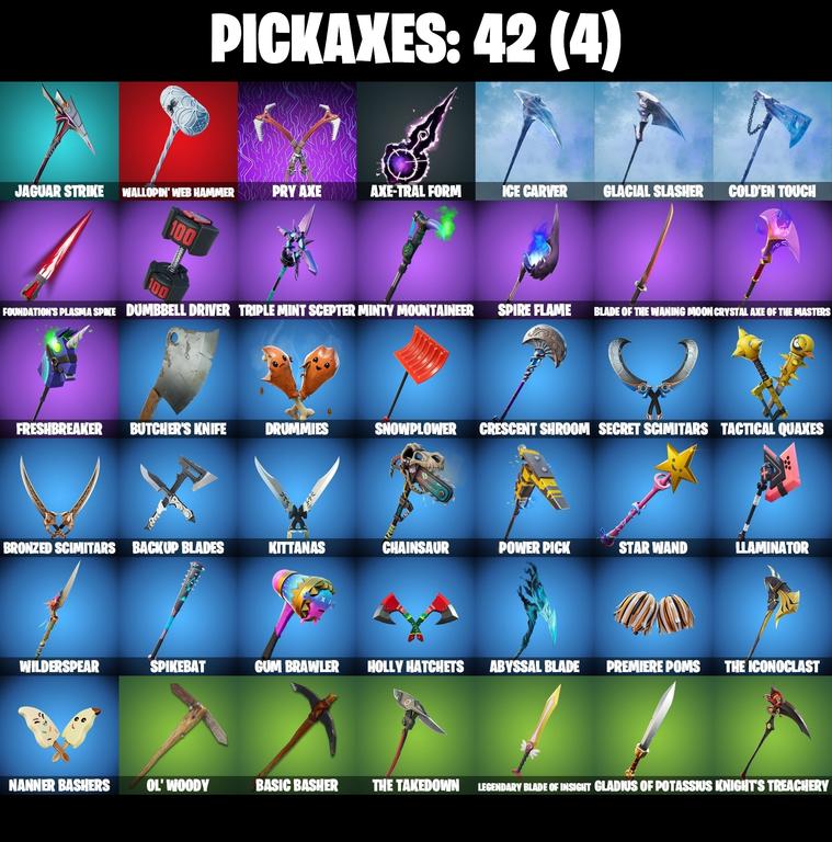 pickaxes comp