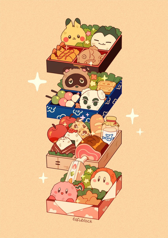 pikachu-kirby-waddle-dee-snorlax-magikar