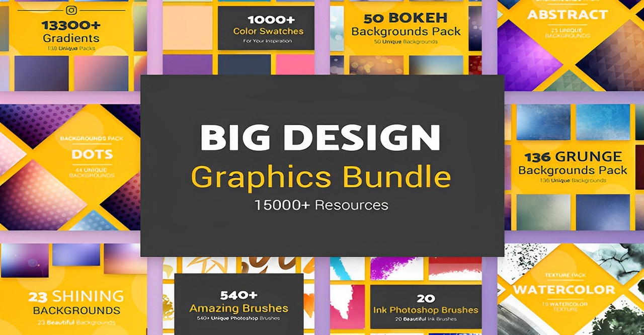 Pacote 700+ GB Ultimate Graphic Designing Pack Grátis