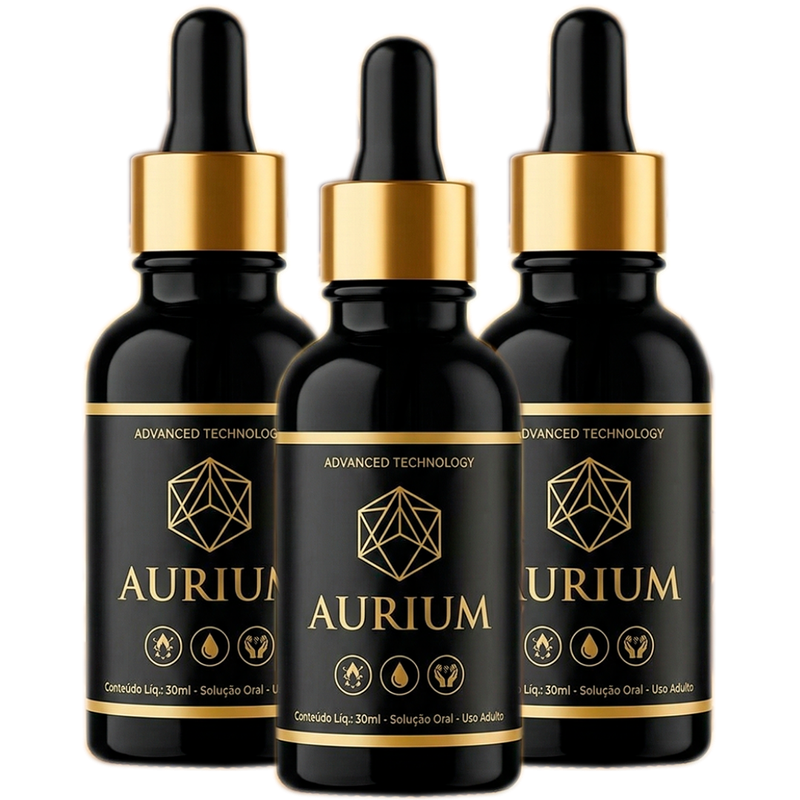 3 frascos Aurium
