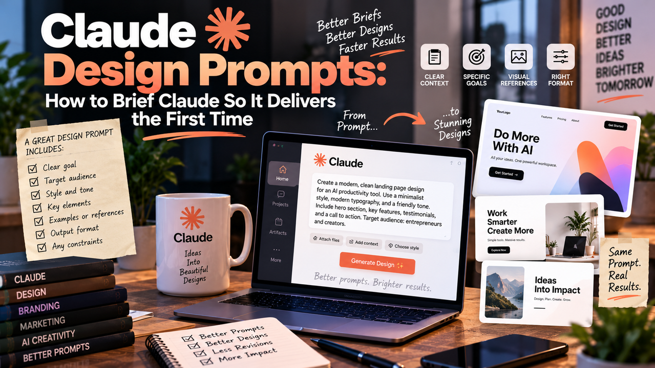 Claude Design Prompts: How to Brief Claude So It Delivers the First Time