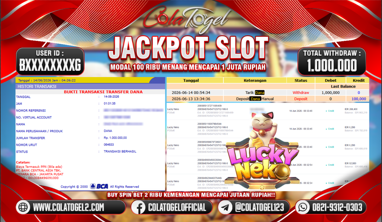 JACKPOT SLOT GACOR!!