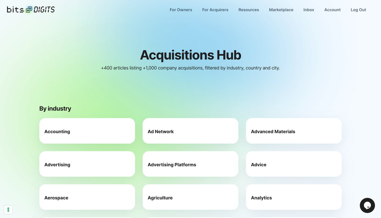 Acquisitions Hub