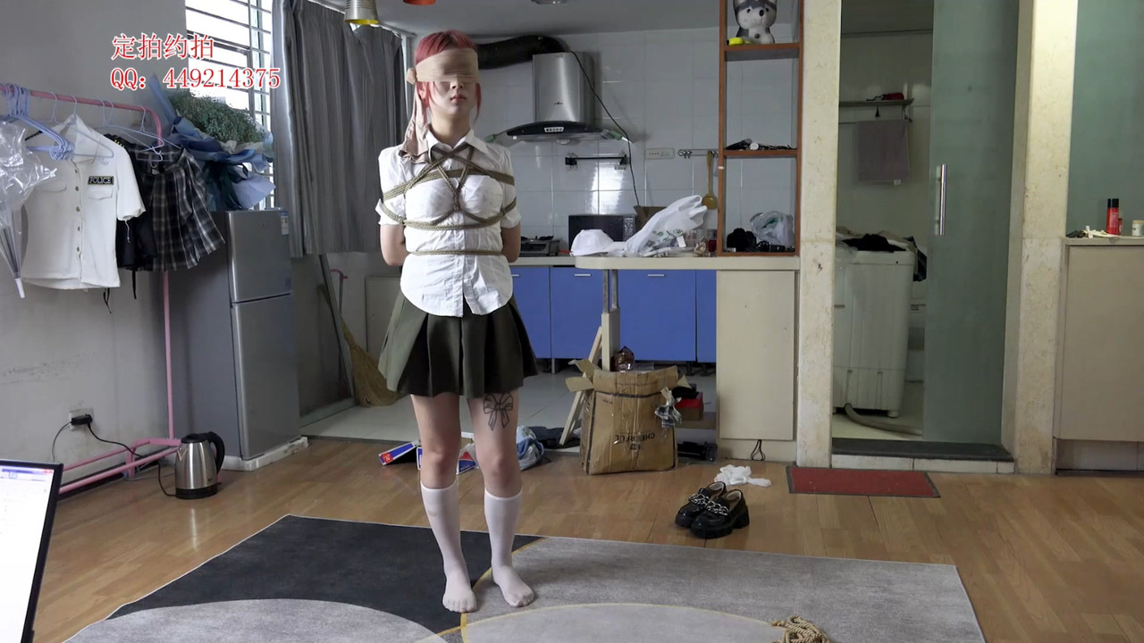 子衿原创 冰冰第一次尝试日式完美吊绑.mp4_20220723_185147.770