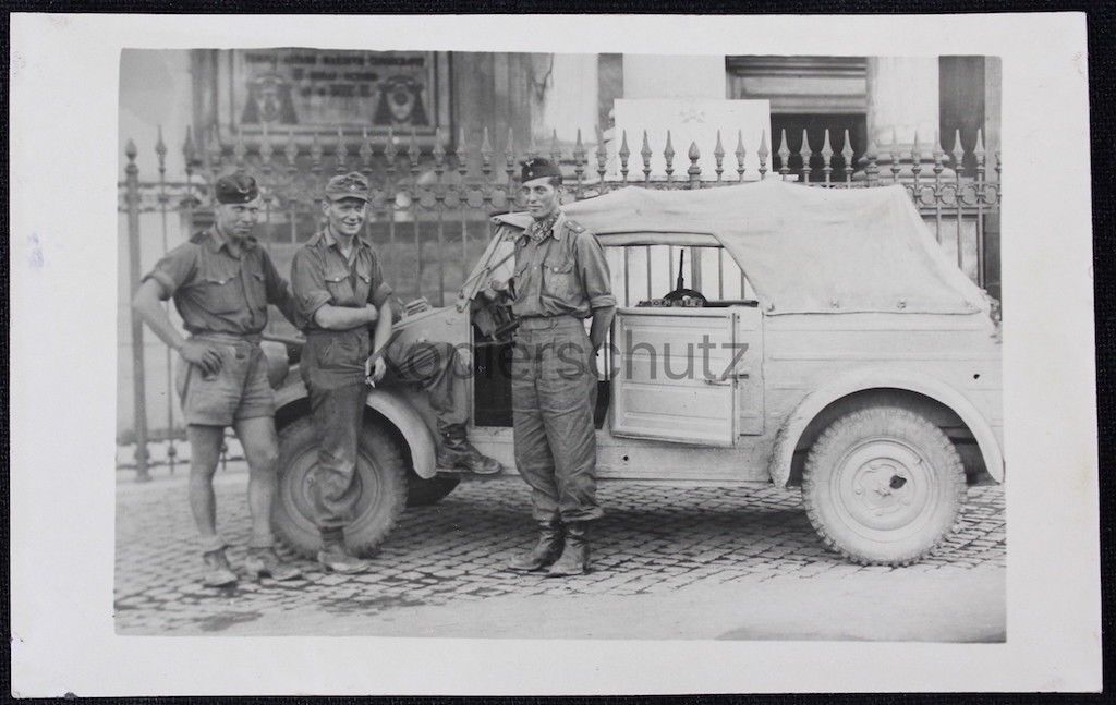 Original Foto Panzer Regiment 15 - Kübelwagen Südfront