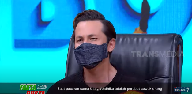 Andhika Pratama mengaku pernah menjadi selingkuhan Ussy Sulistiawaty