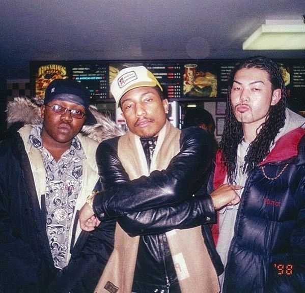 Pharrell With Gemba & Friend In 1998