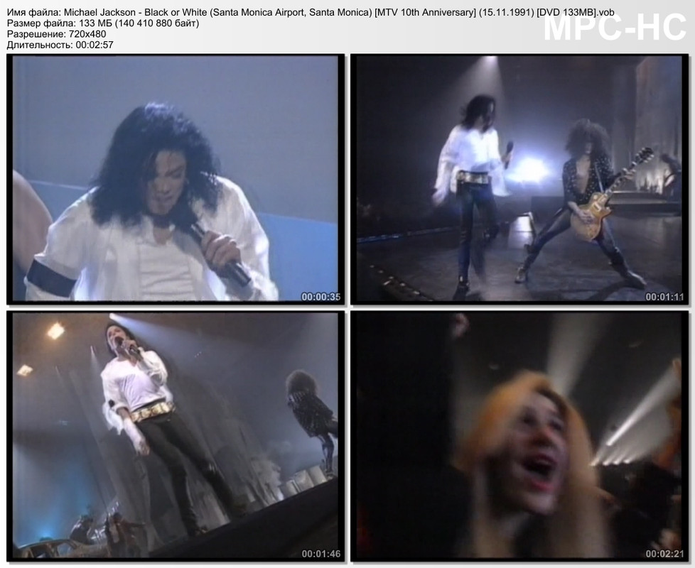 Michael Jackson - Black or White (Santa Monica Airport, Santa Mo