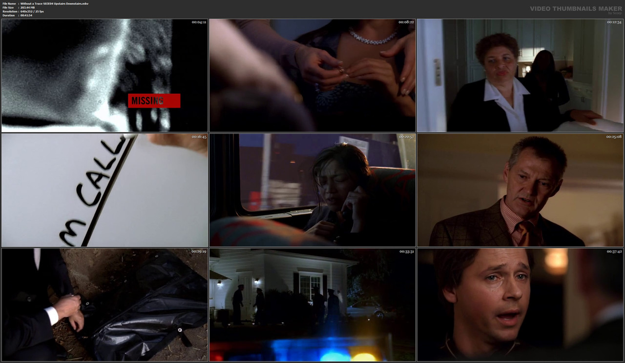 Without a Trace S03E04 Upstairs Downstairs.mkv