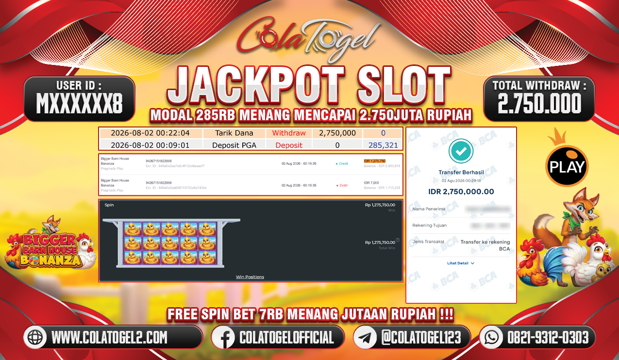 JACKPOT SLOT GACORR!!