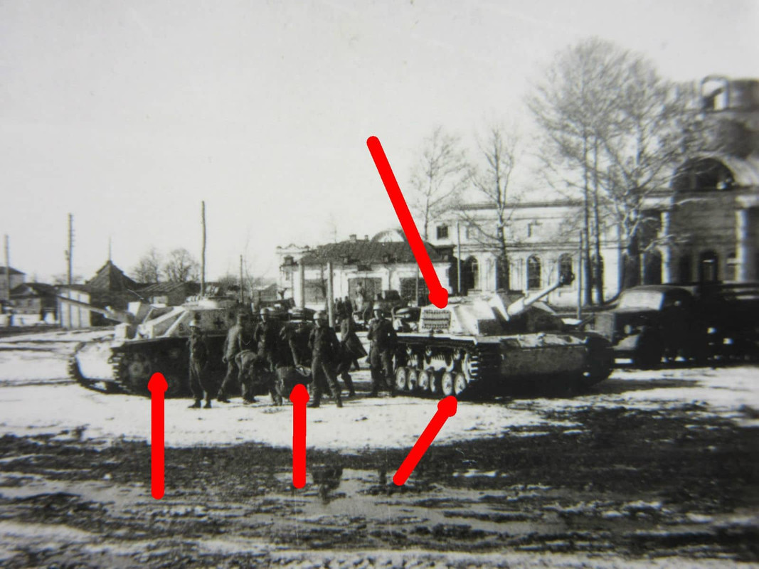 Foto Sturmgeschütz-Abteilung 189 Stug III Langro