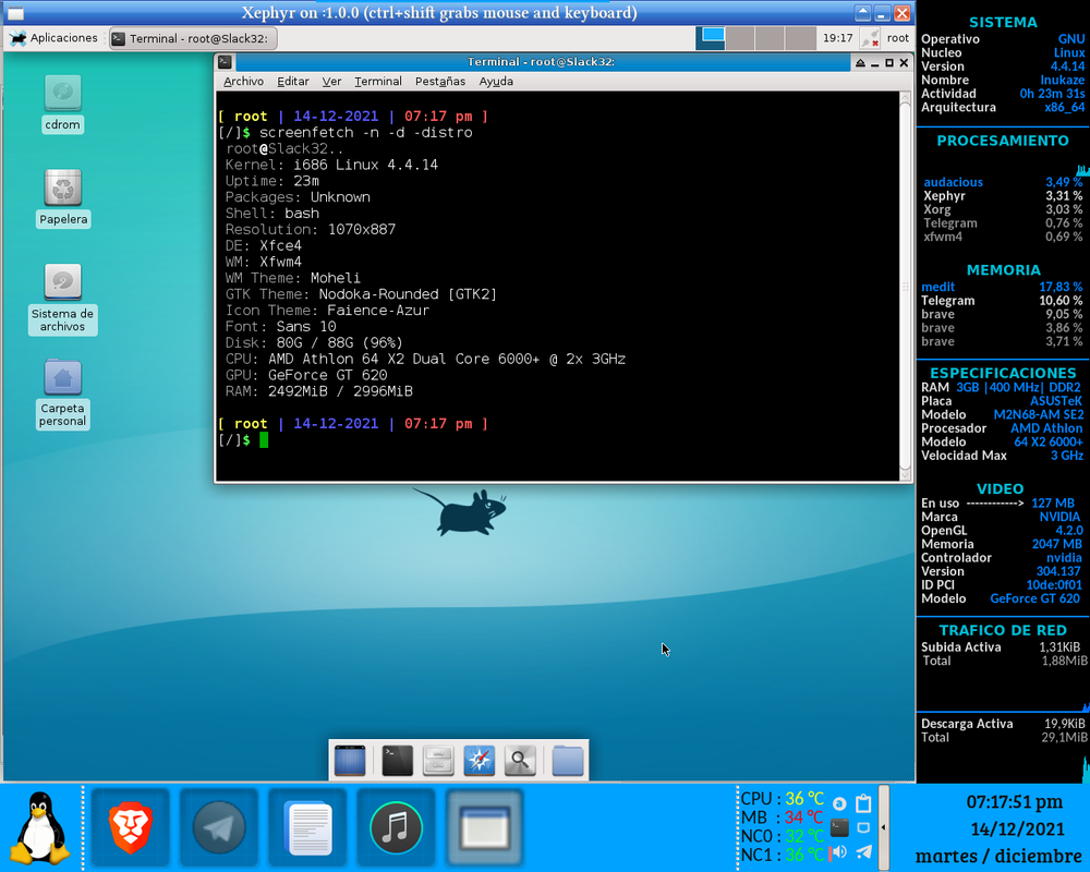 Bash Slackware 64 14 2 Chroot Xfce4 Session Audio Nv Glx Unix Linux Stack Exchange