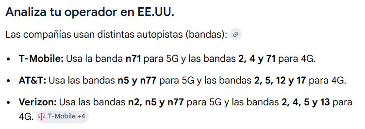 Cobertura móviles Xiaomi en USA - Foro Nueva York y Noreste de USA